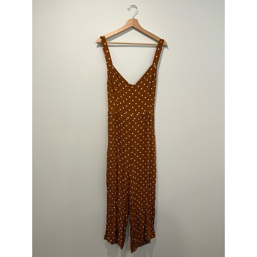 American Eagle Tie Back Polka Dot Jumpsuit